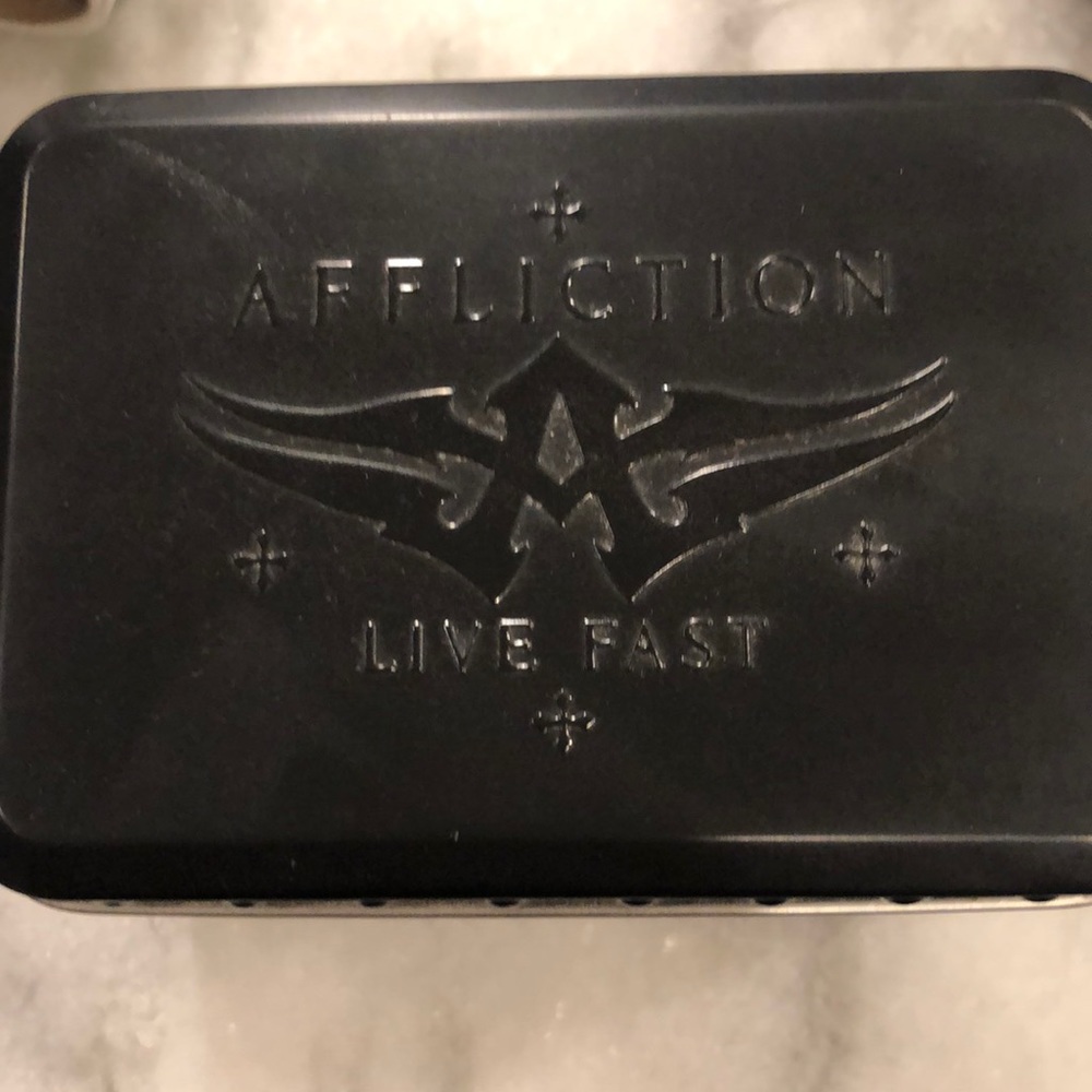 Affliction men’s avenger cuff watch. Never worn.